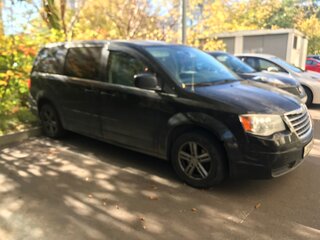 2010 Chrysler Town & Country V, чёрный, 1190000 рублей, вид 1