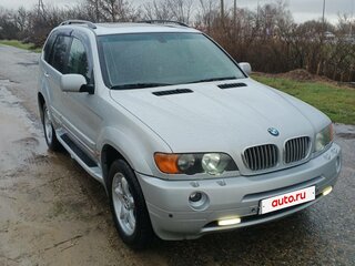 2003 BMW X5 4.4i I (E53), серебристый, 1300000 рублей, вид 3