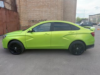2016 Lada (ВАЗ) Vesta I, жёлтый, 950000 рублей, вид 4