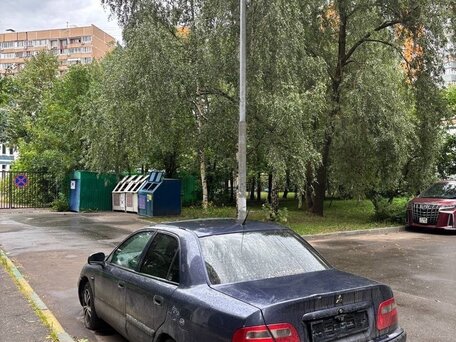 2002 Mitsubishi Carisma I Рестайлинг, синий, 100000 рублей, вид 4