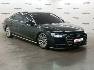 2018 Audi A8 Long 55 TFSI IV (D5), чёрный, 4054600 рублей, вид 2