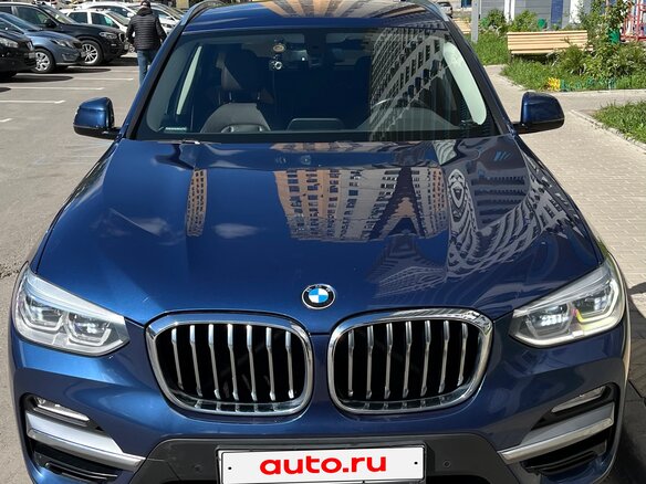 2019 BMW X3 20i xDrive III (G01), синий, 3500000 рублей - вид 2