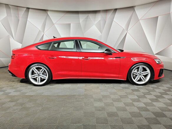2021 Audi A5 45 TFSI II (F5) Рестайлинг, красный - вид 5