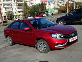 2016 Lada (ВАЗ) Vesta I, красный, 690000 рублей, вид 2