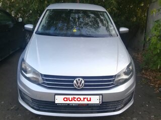 2017 Volkswagen Polo V Рестайлинг, серебристый, 920000 рублей, вид 1