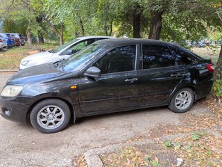 2016 Lada (ВАЗ) Granta I, чёрный, 420000 рублей, вид 4