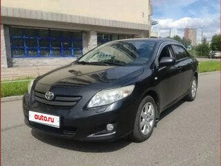 2008 Toyota Corolla X (E140, E150), чёрный, 727333 рублей, вид 1