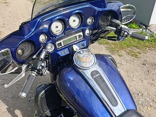 2007 Harley-Davidson Street Glide, синий, 777000 рублей, вид 4