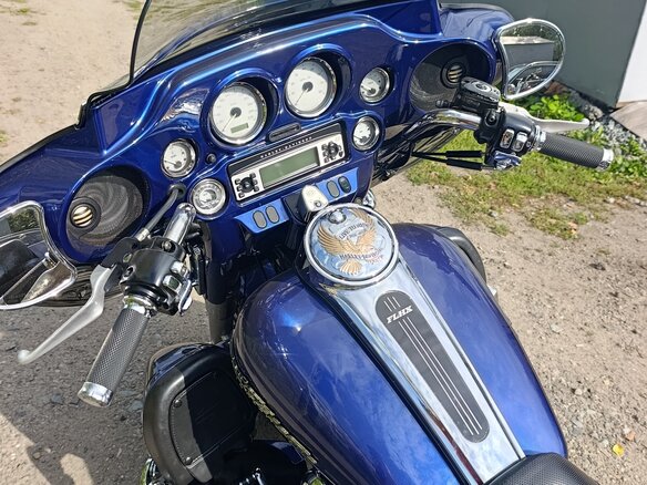2007 Harley-Davidson Street Glide, синий, 777000 рублей - вид 3