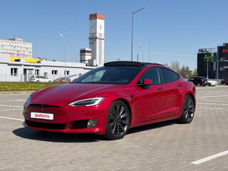 2016 Tesla Model S P100D I Рестайлинг, красный, 2300000 рублей, вид 2