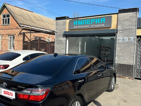 2015 Toyota Camry VII (XV50) Рестайлинг, чёрный, 1600000 рублей - вид 7