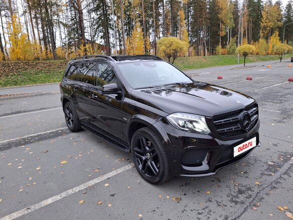 2018 Mercedes-Benz GLS 350 d I (X166), чёрный - вид 2