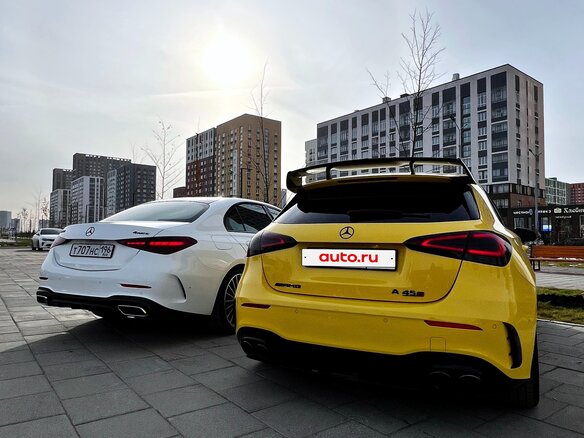 2019 Mercedes-Benz A-Класс AMG 45 AMG S II (W177), жёлтый - вид 6