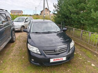 2008 Toyota Corolla X (E140, E150), чёрный, 820000 рублей, вид 1