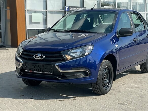 2026 Lada (ВАЗ) Granta I Рестайлинг, синий, 870000 рублей - вид 2