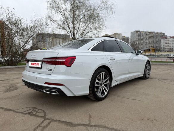 2020 Audi A6 45 TDI V (C8), белый, 5250000 рублей - вид 5