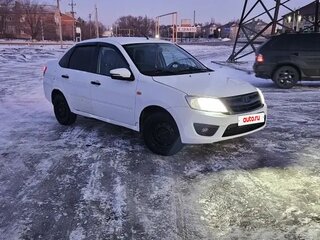 2013 Lada (ВАЗ) Granta I, белый, 405000 рублей, вид 2