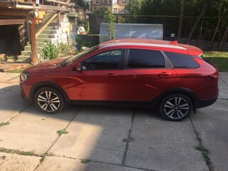 2021 Lada (ВАЗ) Vesta SW Cross I, красный, 950000 рублей, вид 5