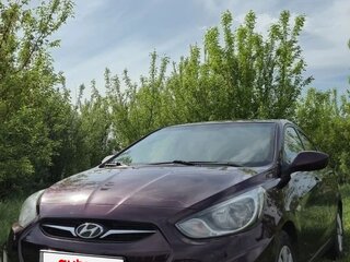 2012 Hyundai Solaris I, фиолетовый, 649000 рублей, вид 1