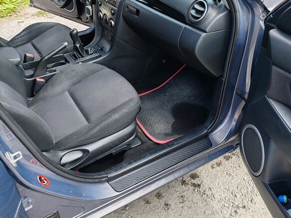 2007 Mazda 3 I (BK) Рестайлинг, серый, 630000 рублей - вид 6