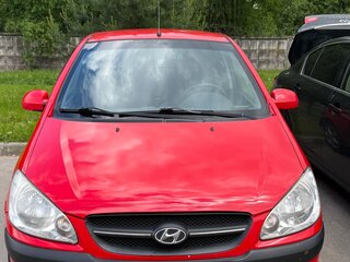 2008 Hyundai Getz I Рестайлинг, красный, 470000 рублей, вид 1