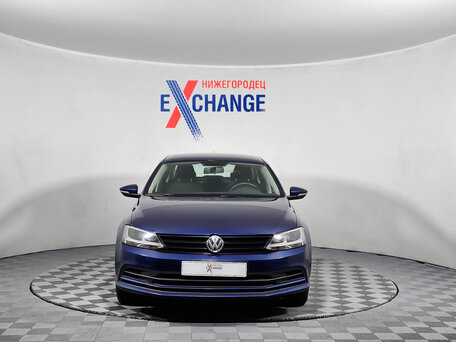2015 Volkswagen Jetta VI Рестайлинг, синий, 846000 рублей, вид 1