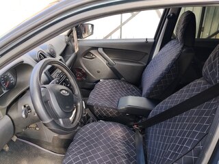 2014 Lada (ВАЗ) Granta I, синий, 385000 рублей, вид 4