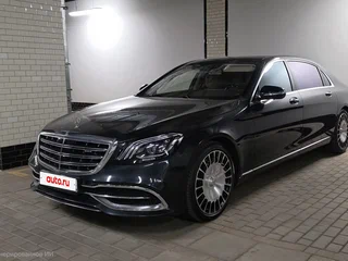 2017 Mercedes-Benz Maybach S-Класс 560 I (X222) Рестайлинг, чёрный, 6950000 рублей, вид 2