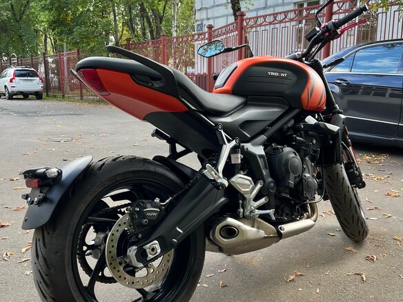 2022 Triumph Trident 660, оранжевый, 870000 рублей - вид 3