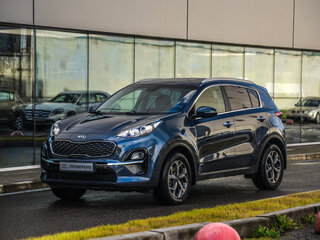 2019 Kia Sportage IV Рестайлинг, синий, 2349777 рублей, вид 3