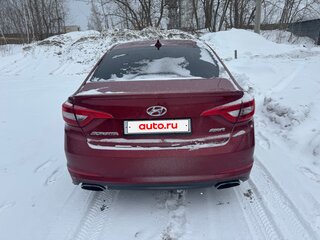 2016 Hyundai Sonata VII (LF), красный, 1350000 рублей, вид 2