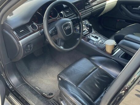 2007 Audi A8 Long II (D3) Рестайлинг, чёрный, 715000 рублей, вид 4