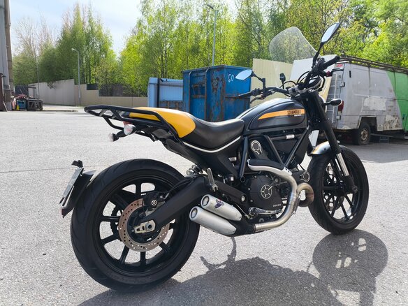 2017 Ducati Scrambler 800, чёрный, 580000 рублей - вид 4