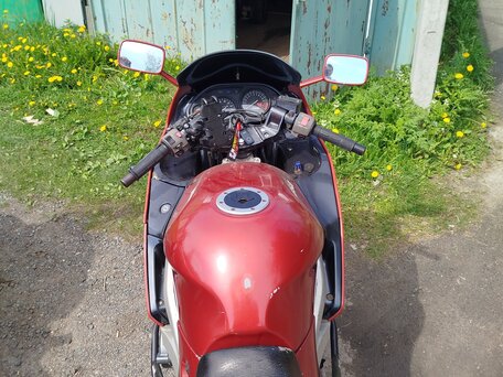 1994 Kawasaki ZZR 400, красный, 200000 рублей, вид 3