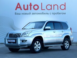 2008 Toyota Land Cruiser Prado 120 Series Рестайлинг, серебристый, 1420000 рублей, вид 1