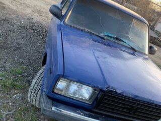 1990 Lada (ВАЗ) 2107, голубой, 80000 рублей, вид 2