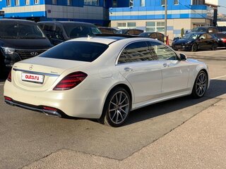 2017 Mercedes-Benz S-Класс 400 d Long VI (W222, C217) Рестайлинг, белый, 4950000 рублей, вид 2