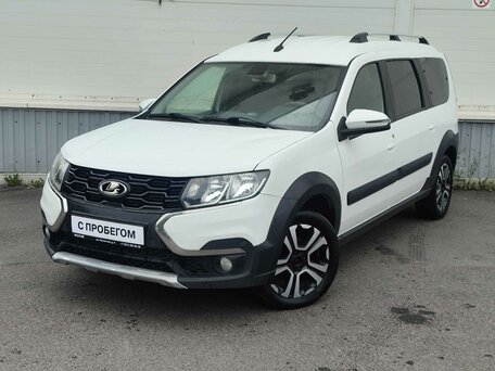 2021 Lada (ВАЗ) Largus Cross I Рестайлинг, белый, 990000 рублей, вид 2