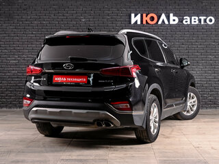 2019 Hyundai Santa Fe IV, чёрный, 2880000 рублей, вид 4