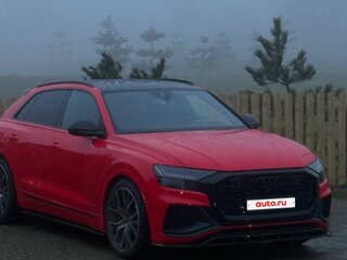 2019 Audi Q8 55 TFSI I (4M), красный, 6600000 рублей, вид 2