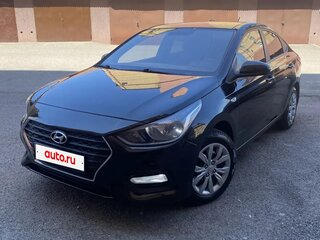 2018 Hyundai Solaris II, чёрный, 1155000 рублей, вид 1