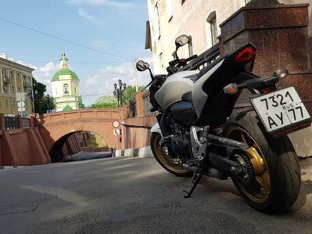 2013 Honda CB 600F Hornet, белый, 750000 рублей, вид 2
