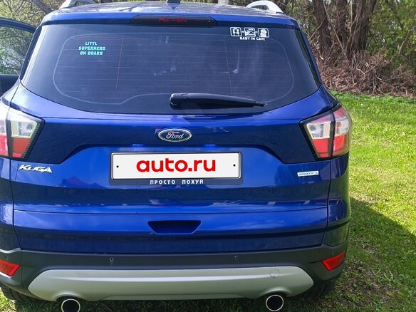 2017 Ford Kuga II Рестайлинг, синий, 1358000 рублей - вид 5