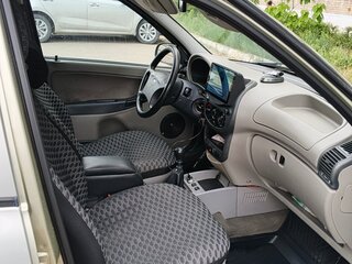 2008 Lada (ВАЗ) Kalina I, жёлтый, 350000 рублей, вид 4