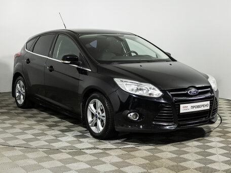 2014 Ford Focus III, чёрный, 599585 рублей, вид 3