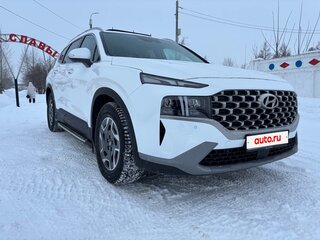 2021 Hyundai Santa Fe IV Рестайлинг, белый, 3650000 рублей, вид 4