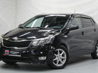 2015 Kia Rio III Рестайлинг, чёрный, 979000 рублей, вид 1