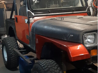 1990 Jeep Wrangler I (YJ), чёрный, 600000 рублей, вид 3