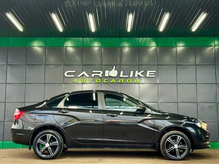 2017 Lada (ВАЗ) Vesta I, чёрный, 849000 рублей, вид 4