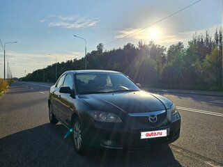 2007 Mazda 3 I (BK) Рестайлинг, чёрный, 650000 рублей, вид 1